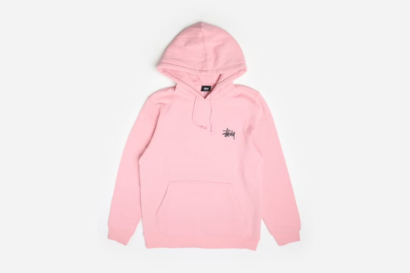 pink stussy jumper