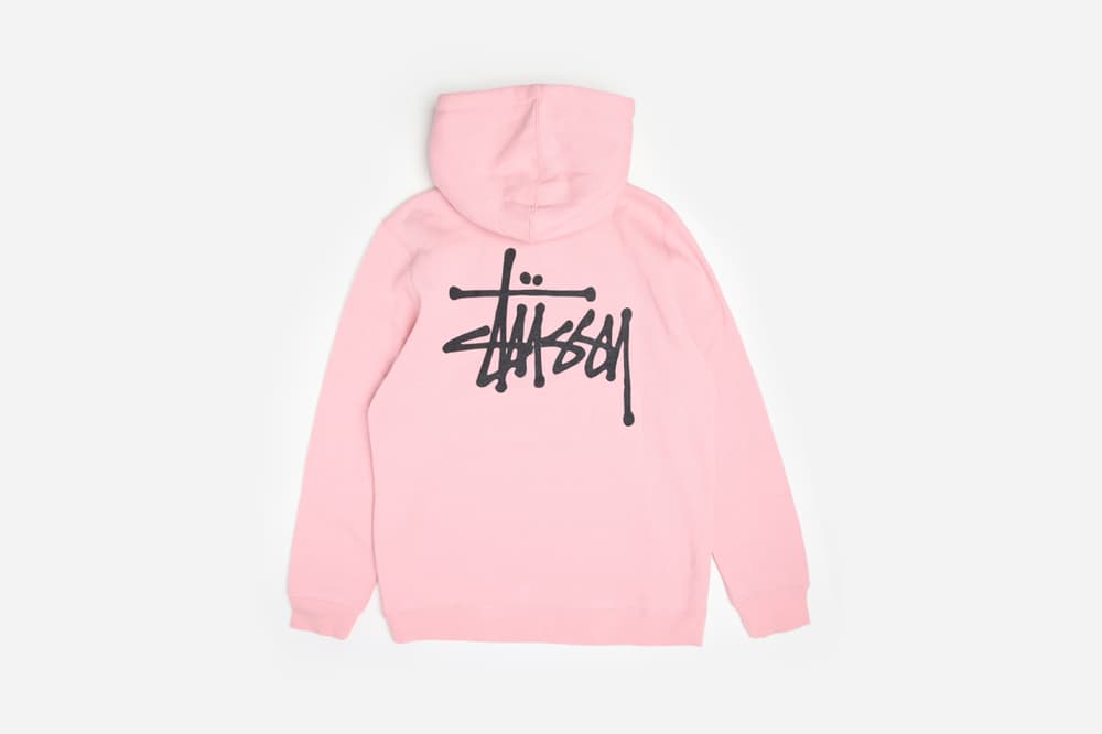 Stussy Basic Hood Crew Dusty Rose