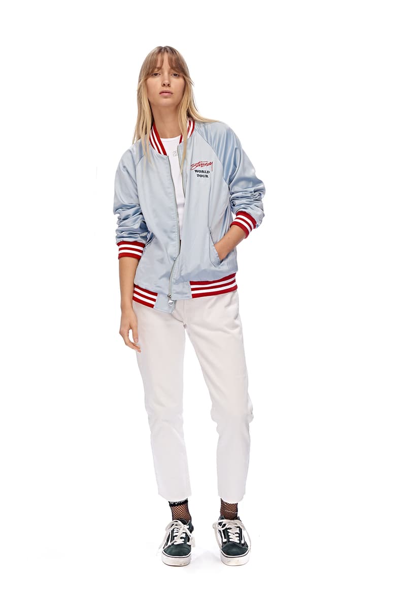 stussy women millennial pink puffer jacket 90s tracksuit