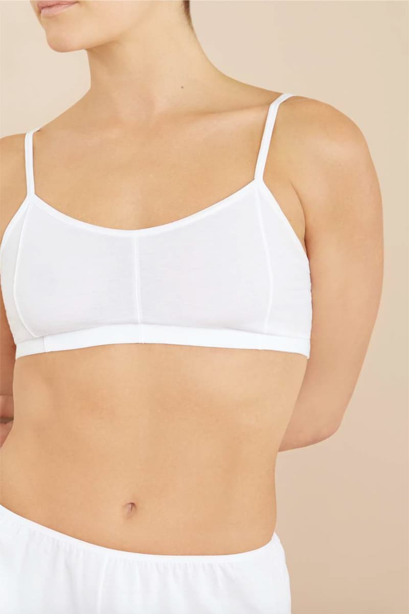 sunspel womens underwear camisole bralette knickers crop top