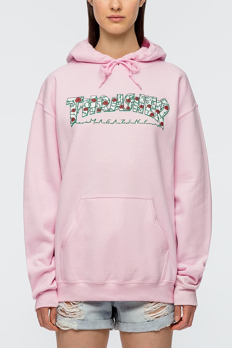 zonde Droogte Glimp Thrasher Roses Logo Hoodie, T-Shirts and Caps | Hypebae