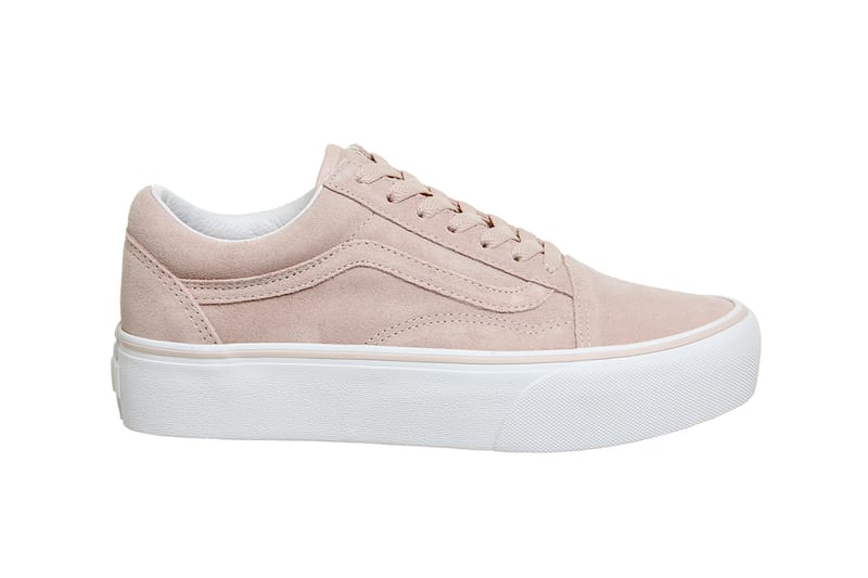 vans platform rose