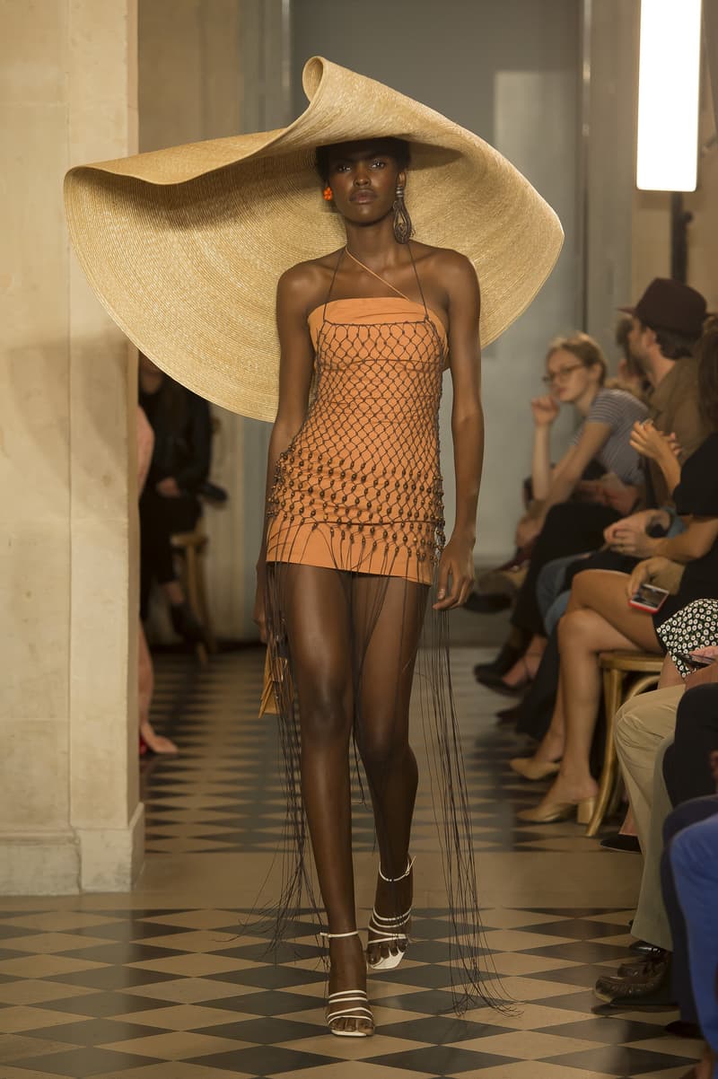 Jacquemus Spring Summer 2018 Show Collection Paris Fashion Week Runway Earthy Tones Accessories Hats Earrings Bags