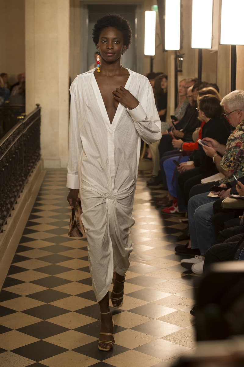 Jacquemus Spring Summer 2018 Show Collection Paris Fashion Week Runway Earthy Tones Accessories Hats Earrings Bags