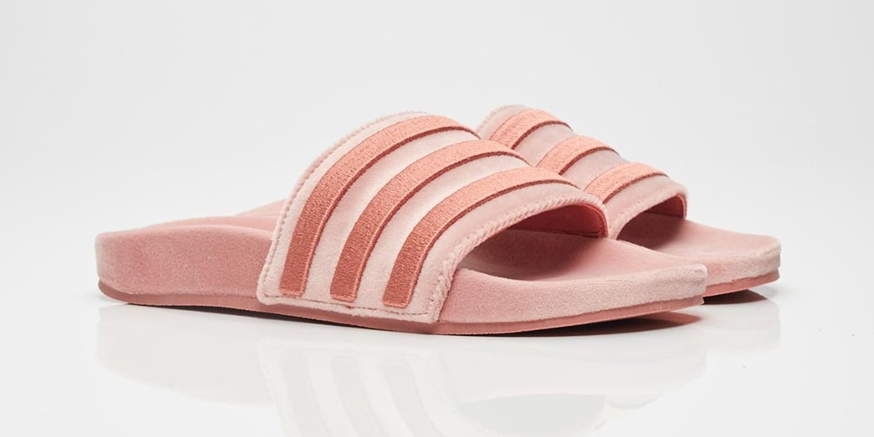 adidas Originals Adilette Slide Raw Pink | Hypebae