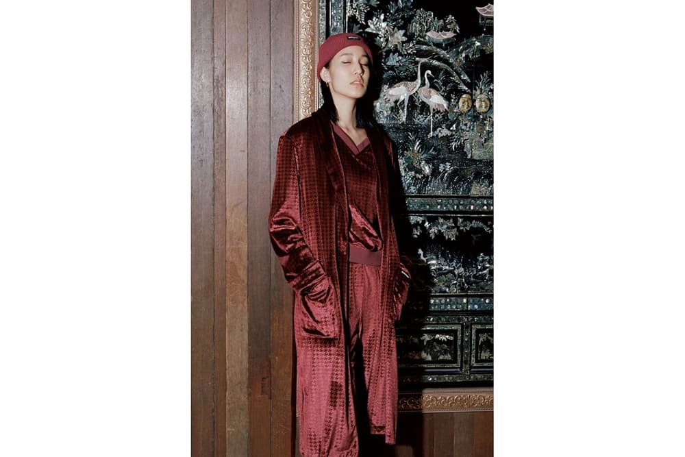 Mischief Korean Brand Edgy Fall Winter Collection Model 2017 Velvet Earthy Tones 90s Retro Color