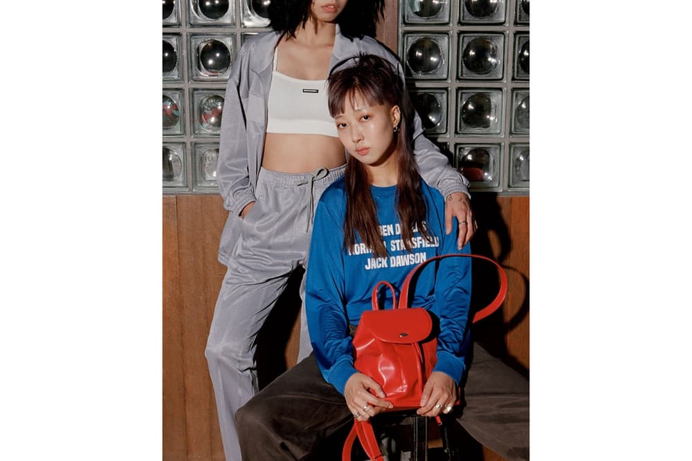 Mischief Korean Brand Edgy Fall Winter Collection Model 2017 Velvet Earthy Tones 90s Retro Color