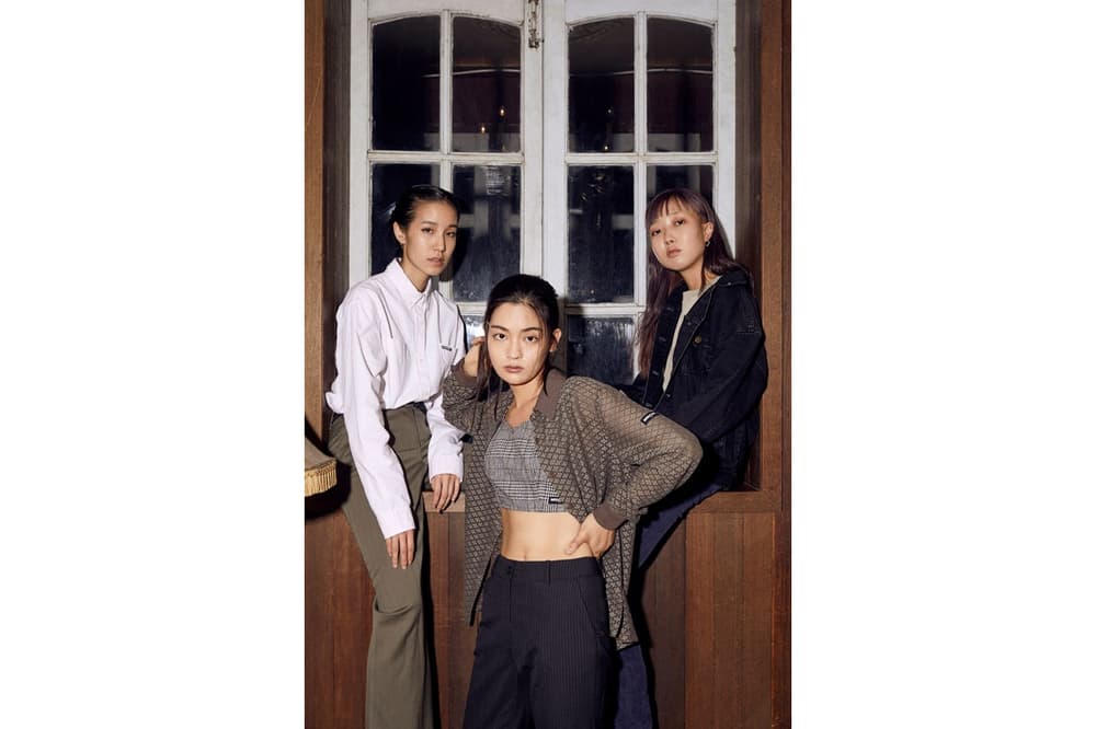 Mischief Korean Brand Edgy Fall Winter Collection Model 2017 Velvet Earthy Tones 90s Retro Color