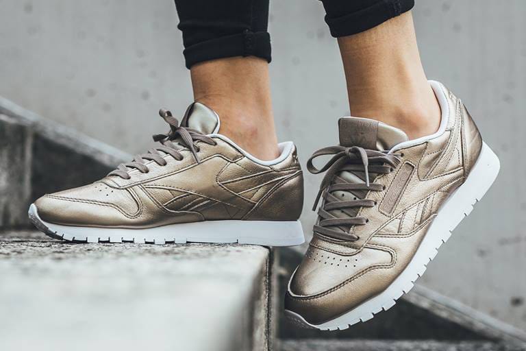 reebok classic leather melted metals