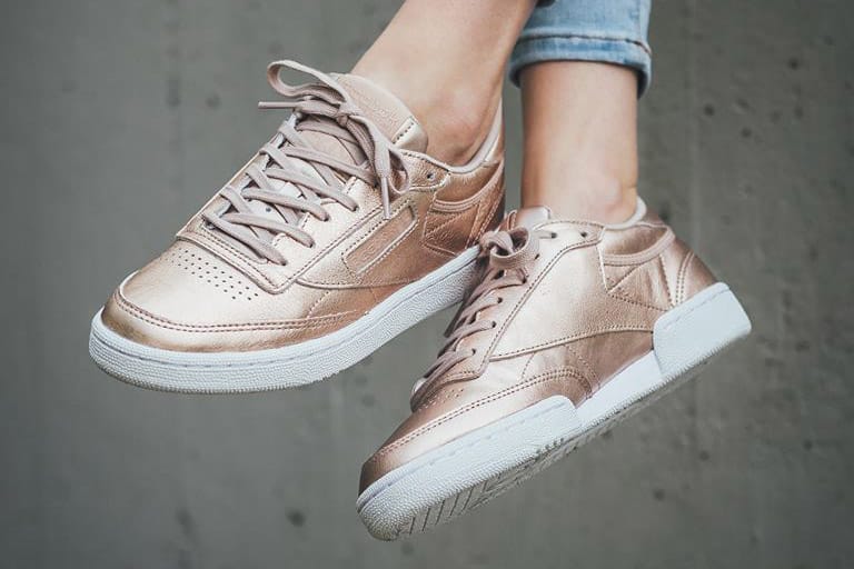 reebok club c 85 metallic