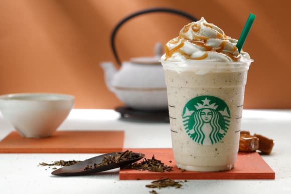 Starbucks Frappuccino Pumpkin Spice Latte PSL Coffee Japan Green Tea Hojicha Grape Jelly Drink Food