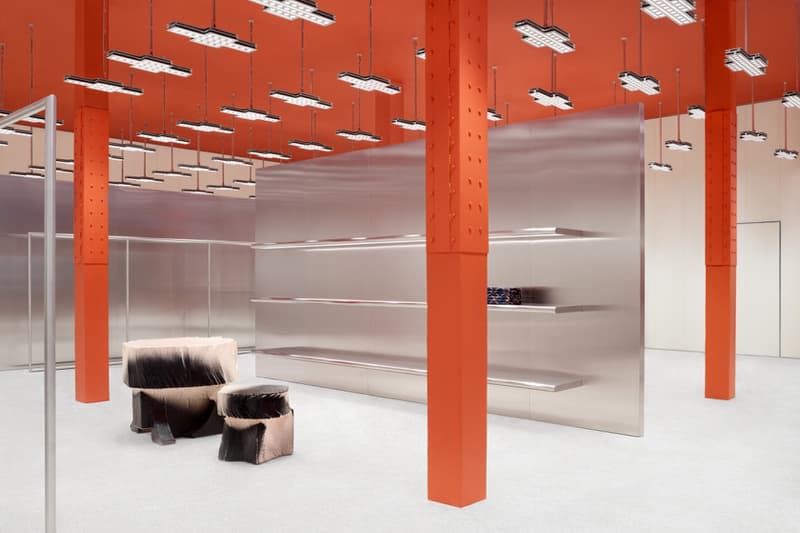 Acne Studios First San Francisco Store Flagship Orange Design Interior Swedish Scandinavia