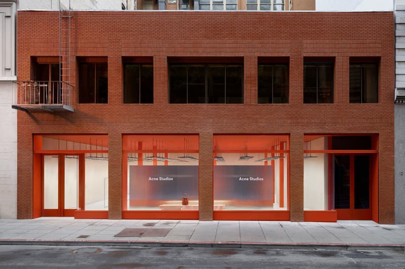 Acne Studios First San Francisco Store Flagship Orange Design Interior Swedish Scandinavia