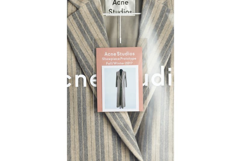 Acne Studios Collection Fashion Week Showpiece Prototype Fall Winter Scandinavian Exclusive Bespoke Unique
