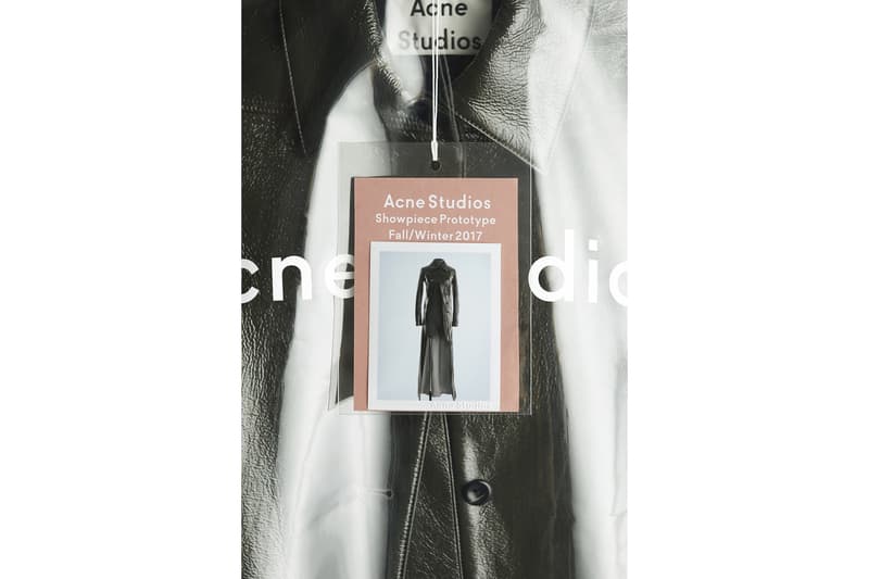 Acne Studios Collection Fashion Week Showpiece Prototype Fall Winter Scandinavian Exclusive Bespoke Unique