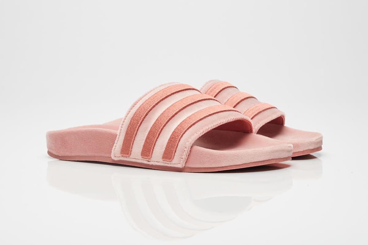adidas adilette pink slides