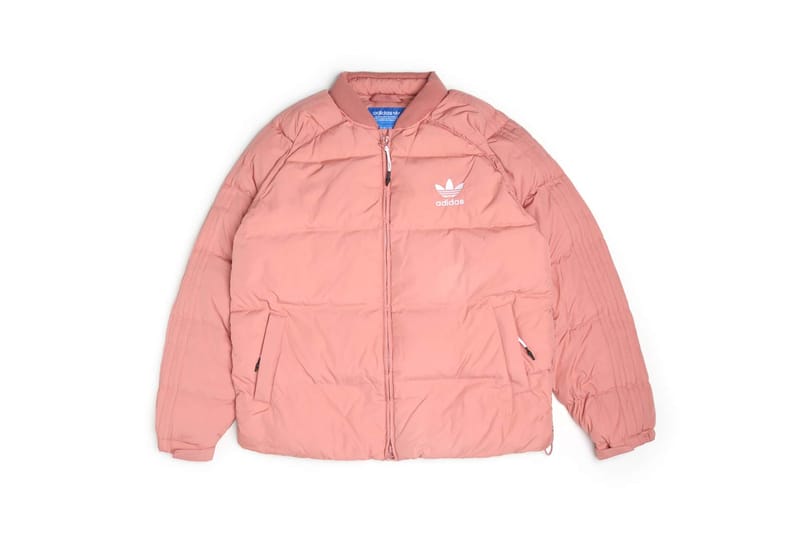 adidas puffer jacket pink