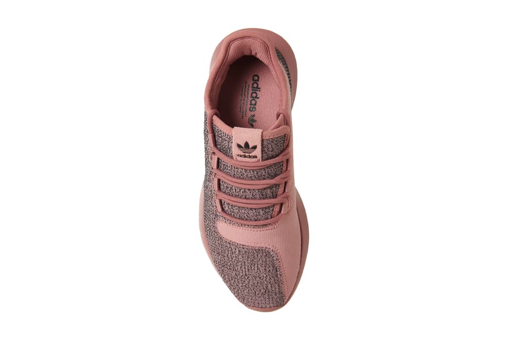 adidas Originals Tubular Shadow Raw Pink Pastel Brown Mesh Melange Knit Rubber Rose Sole Sneakers Footwear