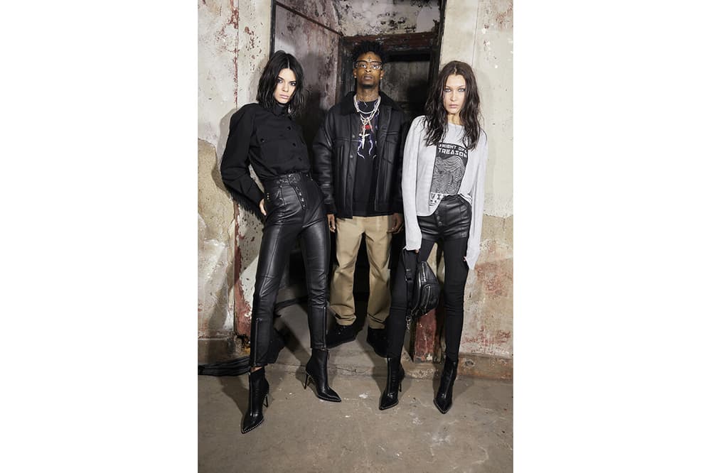 Alexander Wang Fall 2017 Campaign Bella Hadid Kendall Jenner Asap Ferg Natalie Westling Hanne Gaby Odiele Juergen Teller Topless Nude