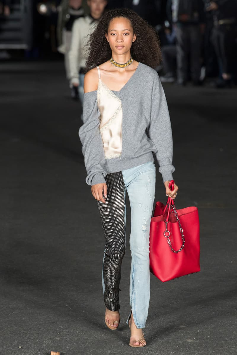 alexander wang new york fashion week ss18 nyfw bella hadid kendall jenner kiko mizuhara