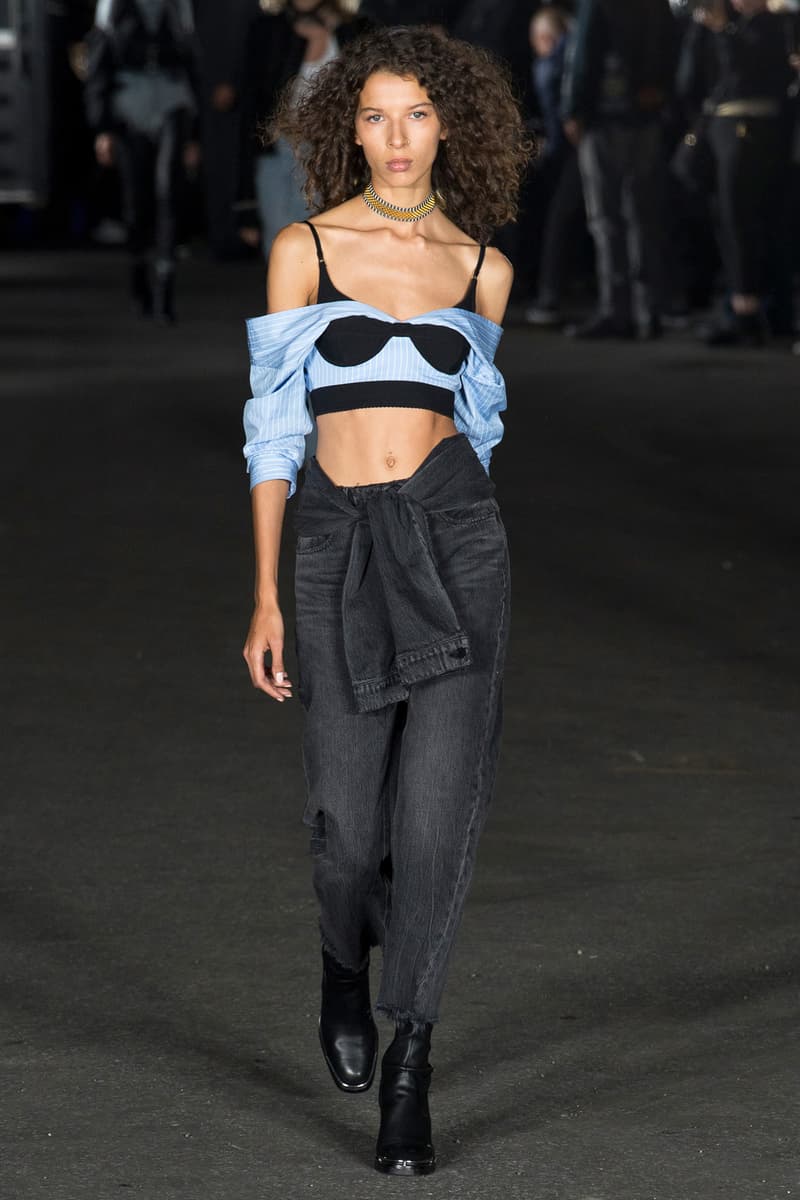 alexander wang new york fashion week ss18 nyfw bella hadid kendall jenner kiko mizuhara