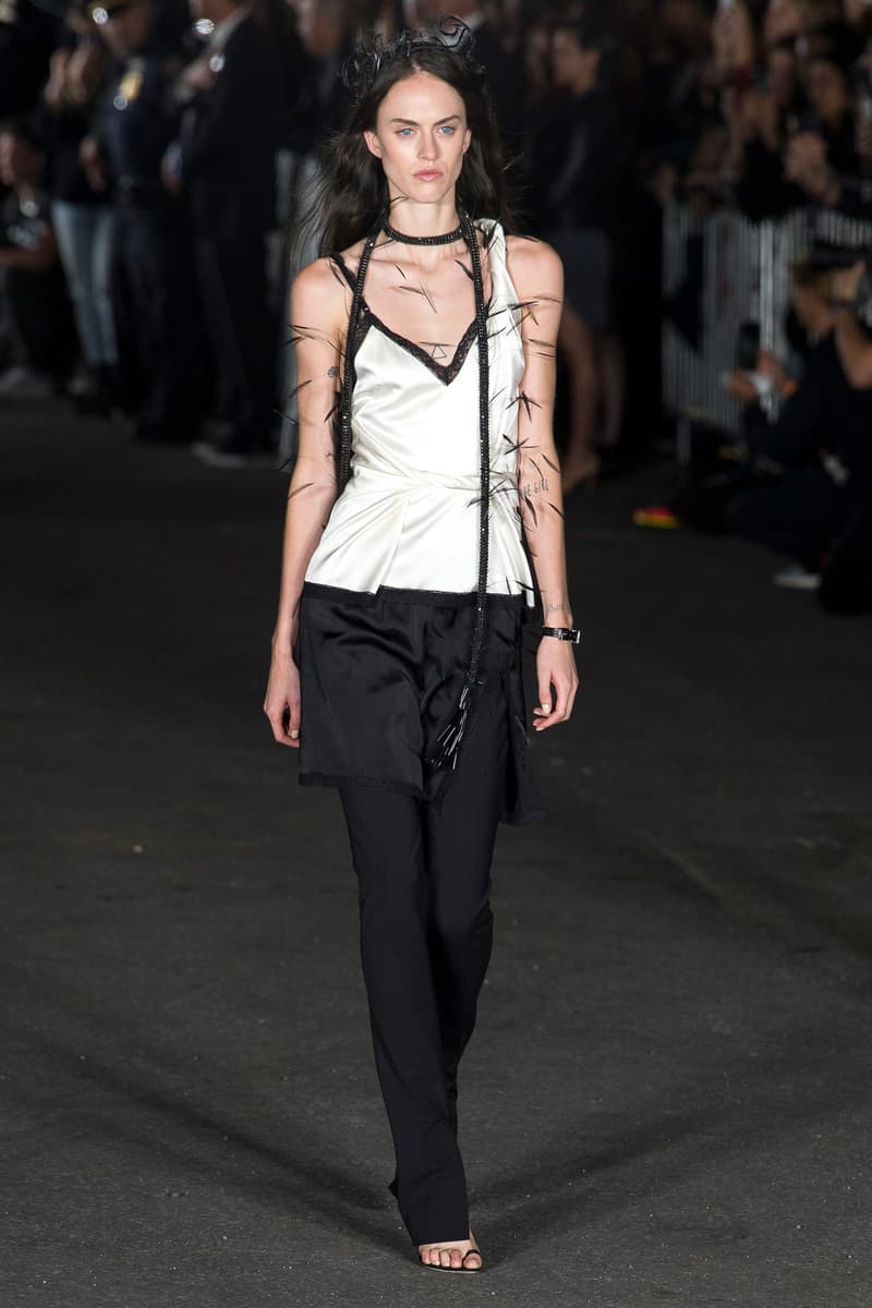 alexander wang new york fashion week ss18 nyfw bella hadid kendall jenner kiko mizuhara