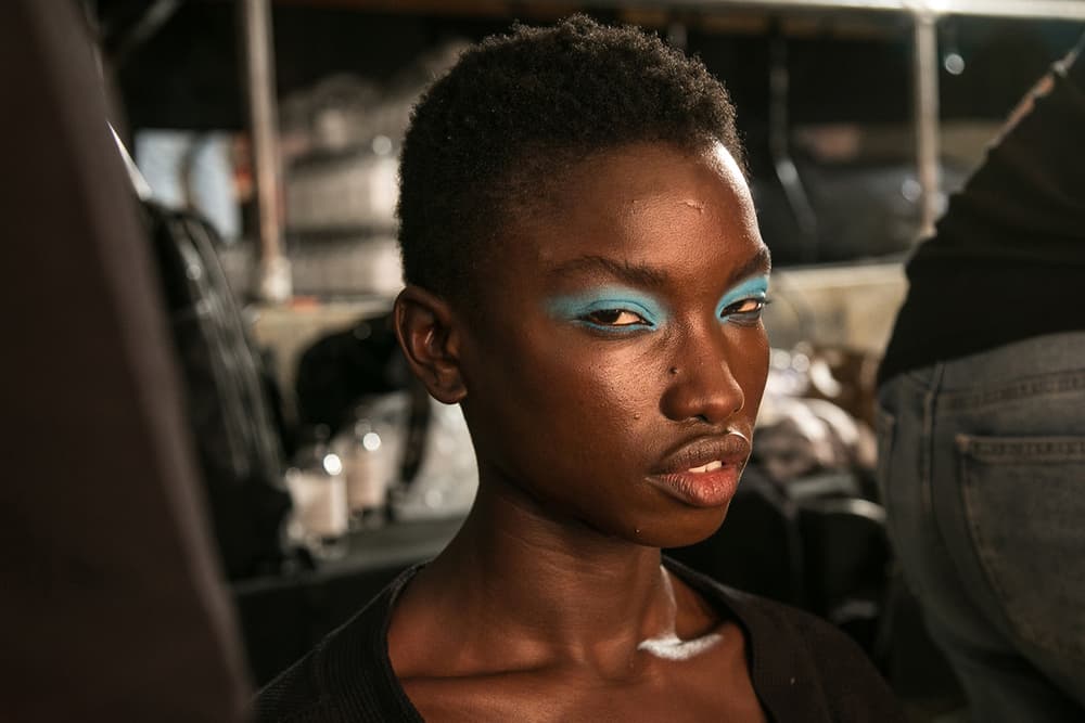 House of Holland Henry 2018 spring summer backstage beauty london fashion week LFW