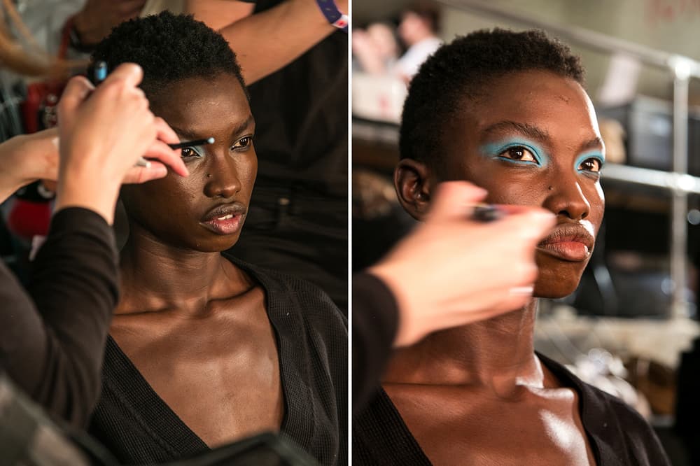 House of Holland Henry 2018 spring summer backstage beauty london fashion week LFW