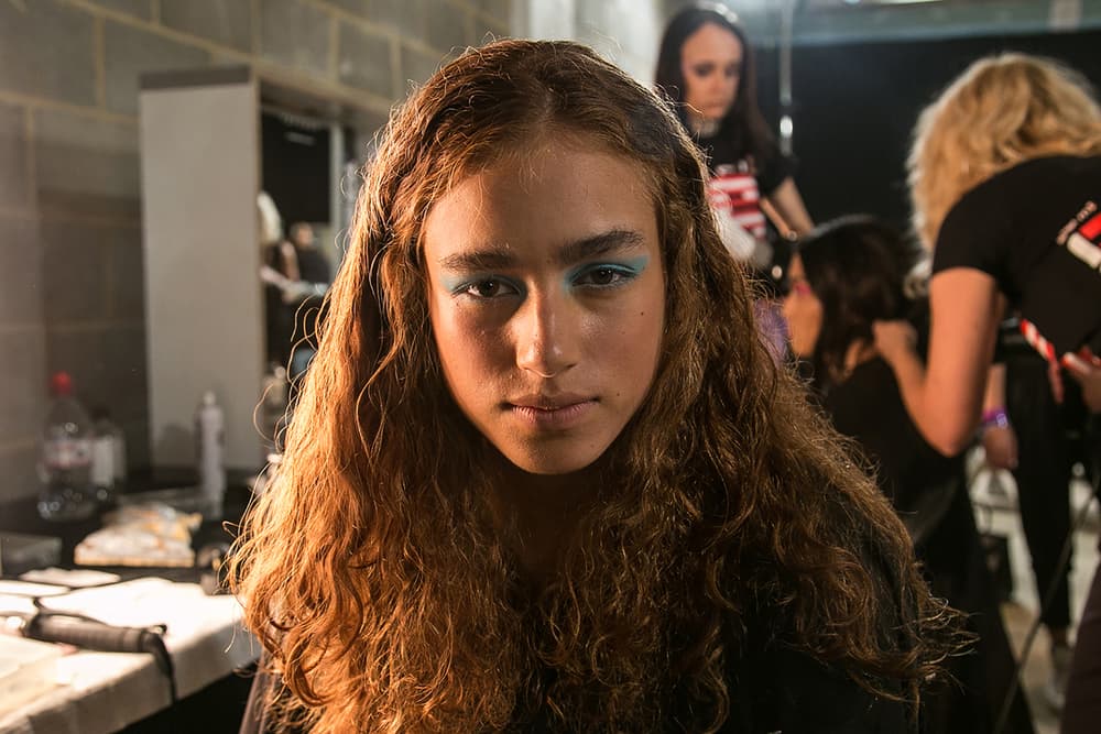 House of Holland Henry 2018 spring summer backstage beauty london fashion week LFW