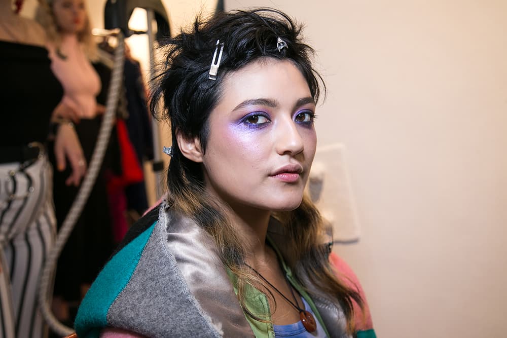 Clio Peppiatt 2018 Spring Summer Backstage London Fashion Week
