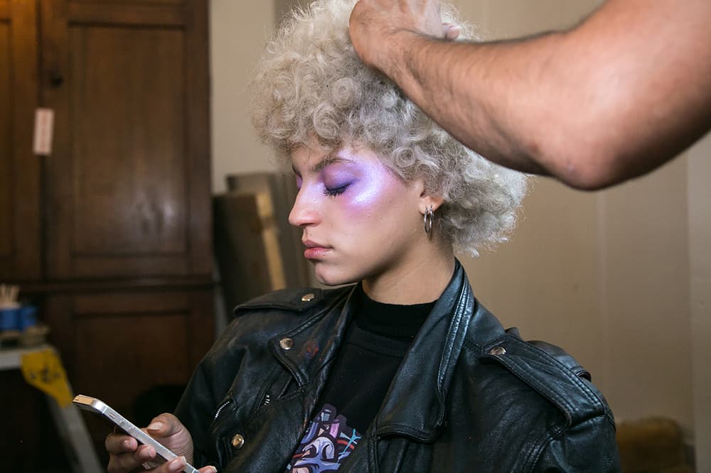 Clio Peppiatt 2018 Spring Summer Backstage London Fashion Week