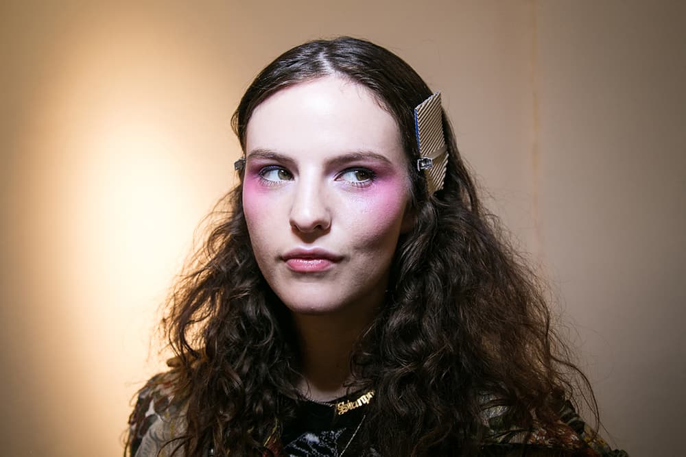 Clio Peppiatt 2018 Spring Summer Backstage London Fashion Week