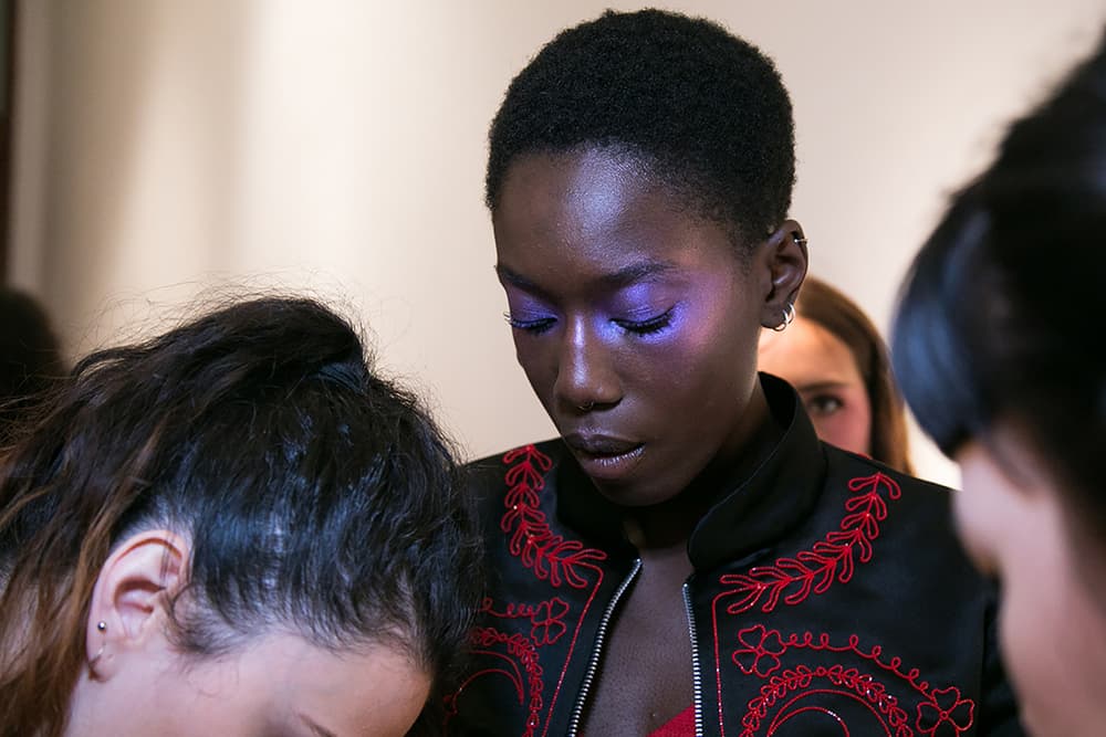 Clio Peppiatt 2018 Spring Summer Backstage London Fashion Week