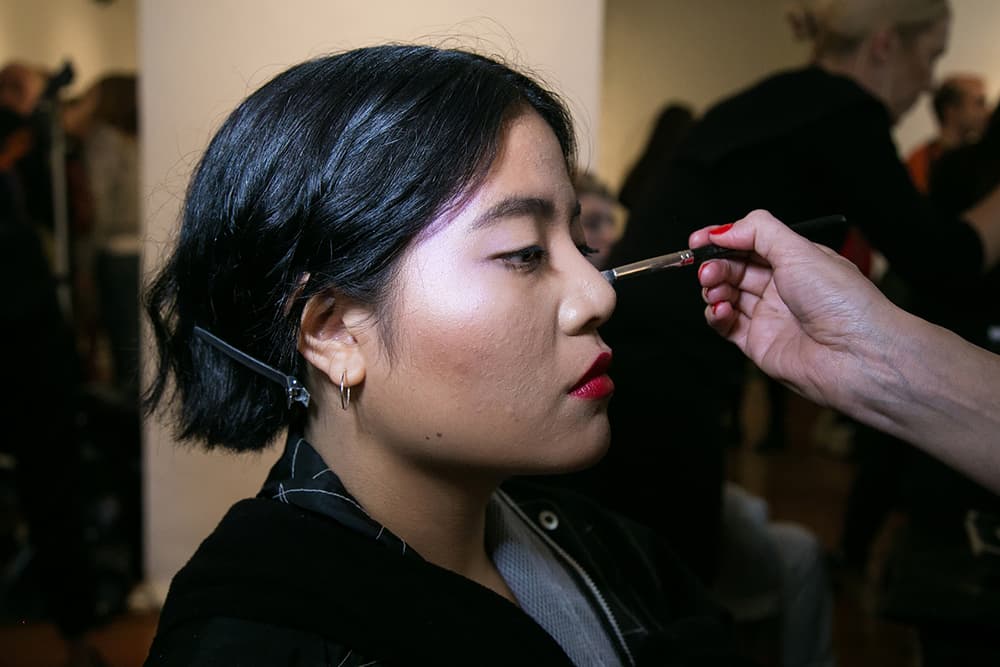 Clio Peppiatt 2018 Spring Summer Backstage London Fashion Week
