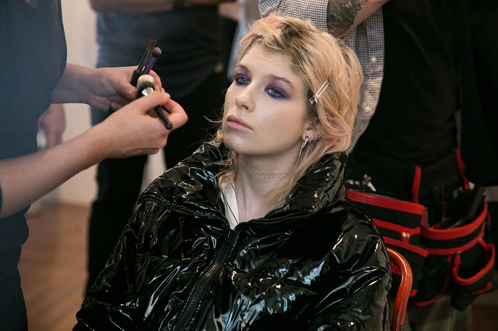 Clio Peppiatt 2018 Spring Summer Backstage London Fashion Week