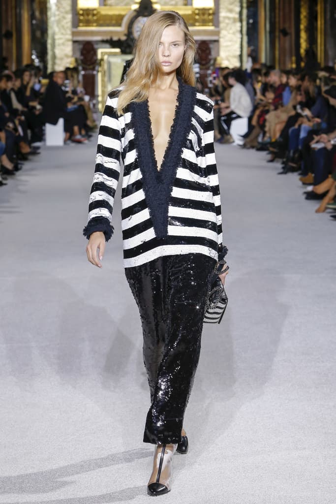 Balmain Spring Summer 2018 Runway Show PFW Paris Fashion Week Olivier Rousteing Jourdan Dunn Elsa Hosk Army