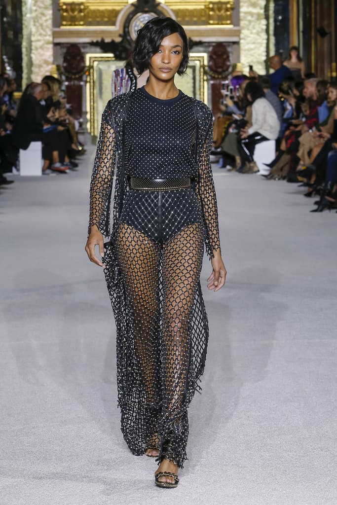 Balmain Spring Summer 2018 Runway Show PFW Paris Fashion Week Olivier Rousteing Jourdan Dunn Elsa Hosk Army
