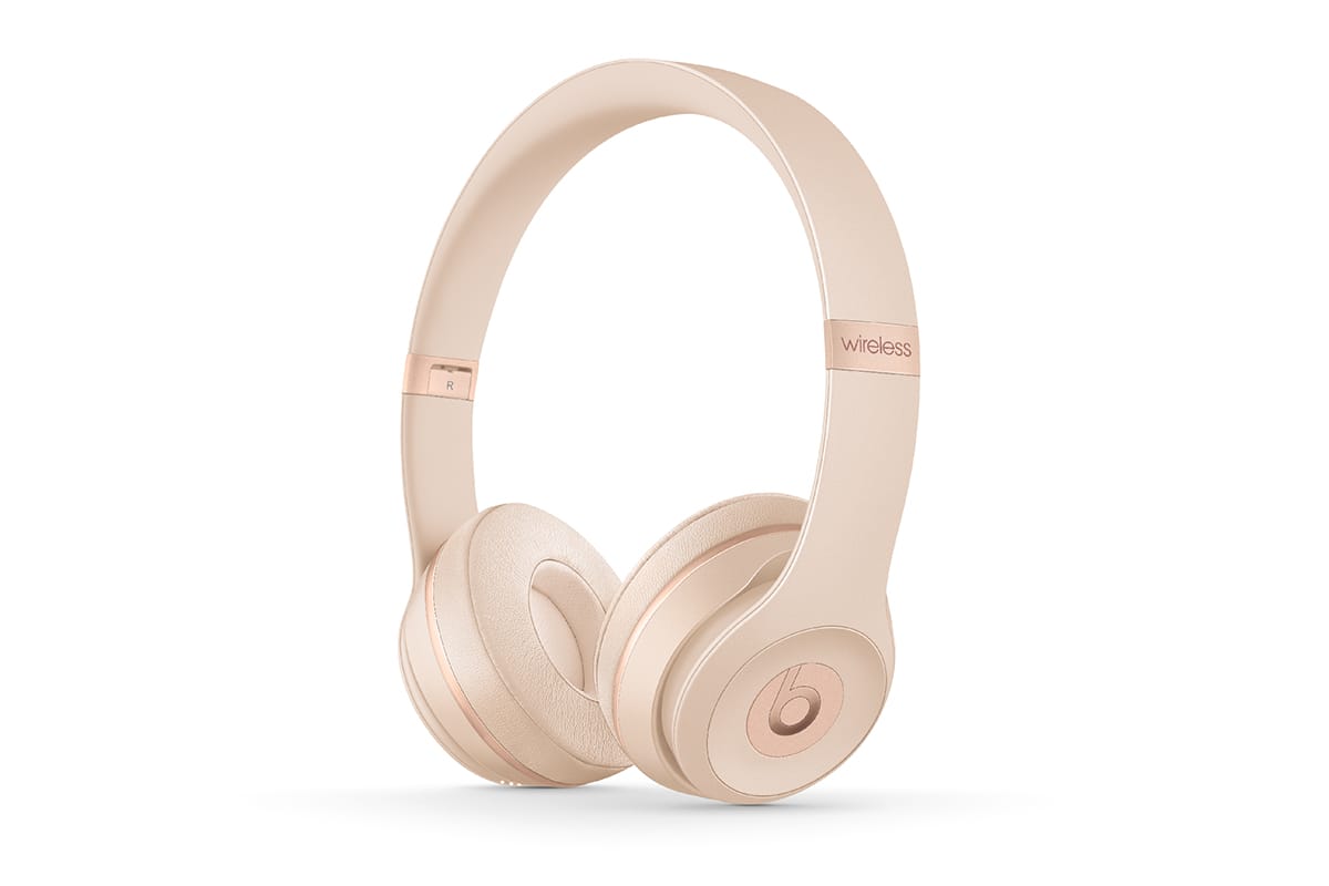 Matte Gold and Silver Headphones 