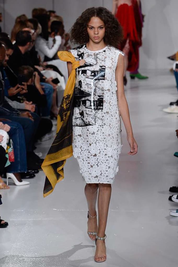 Raf Simons Calvin Klein 2018 Spring Summer Fashion Show NYFW New York Fashion Week Colorblocking Silk Leather