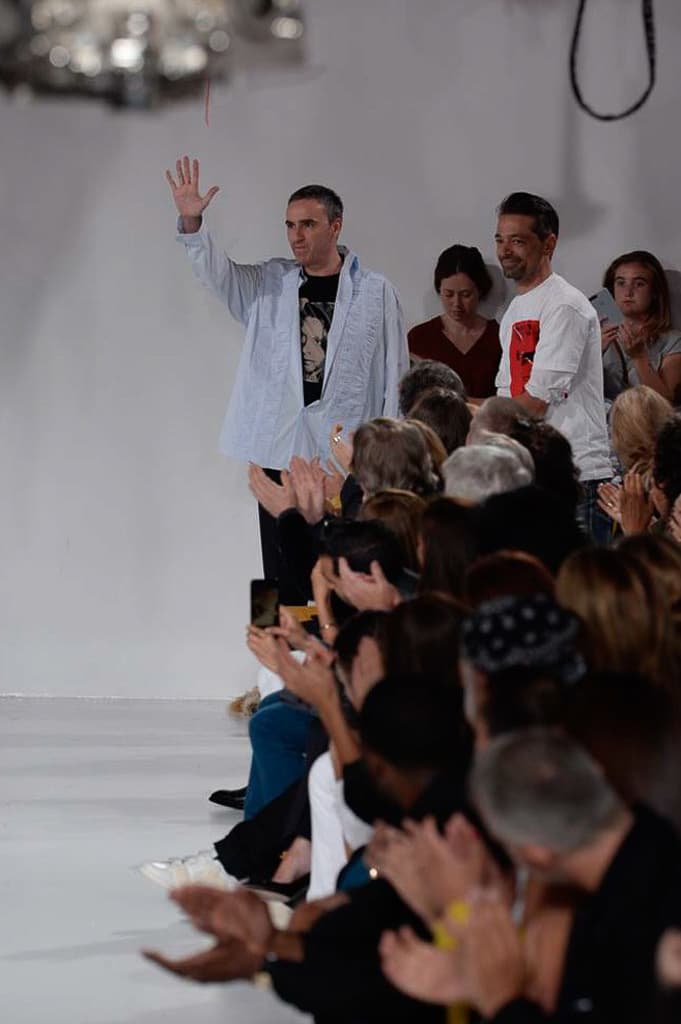 Raf Simons Calvin Klein 2018 Spring Summer Fashion Show NYFW New York Fashion Week Colorblocking Silk Leather
