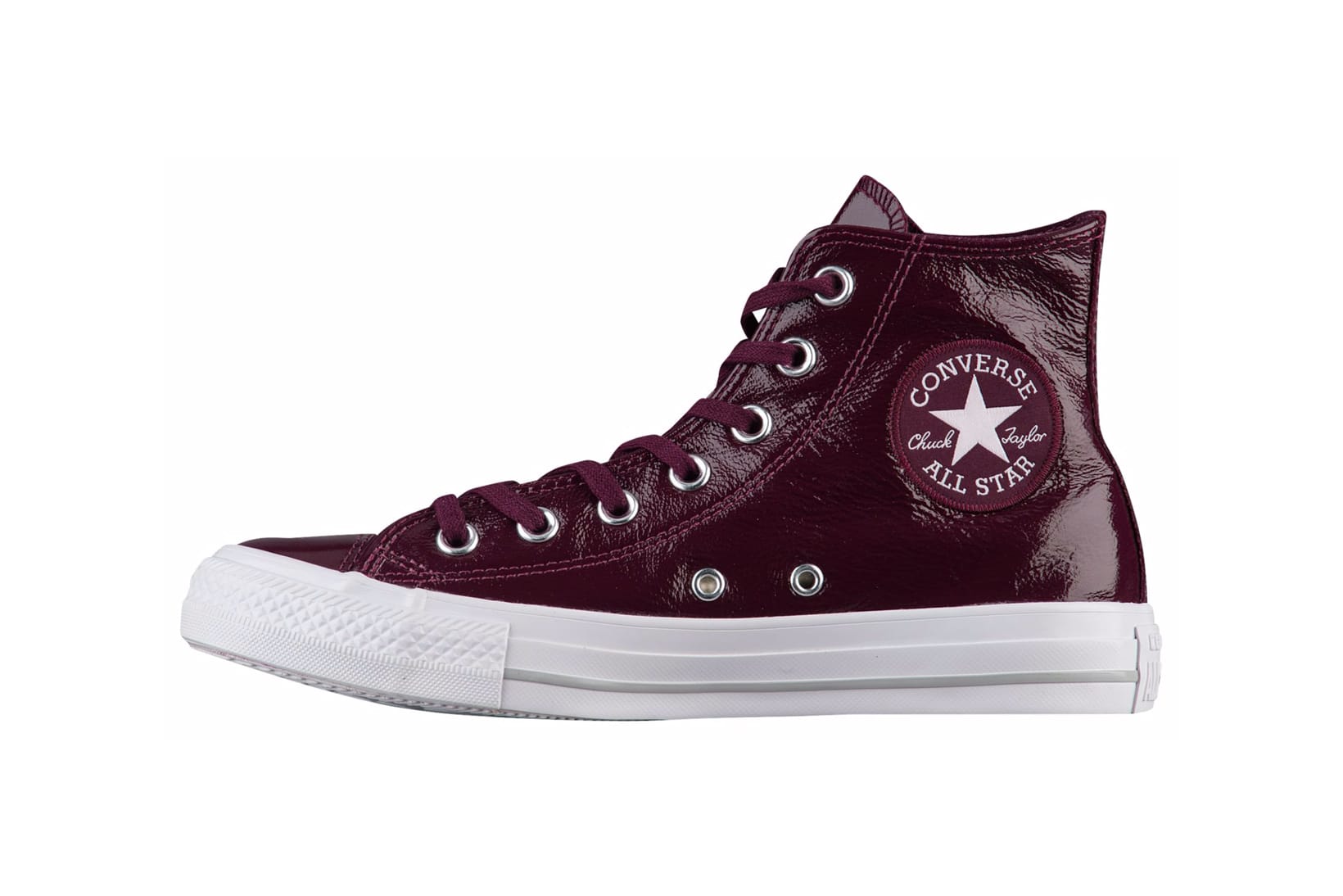 red patent leather converse