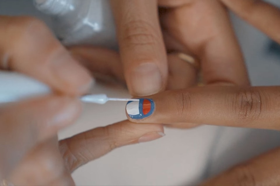 Diy Kith X Champion S Collaboration Nail Art Hypebae