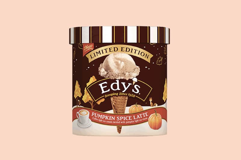 Pumpkin Spice Latte Ice Cream Edy's PSL