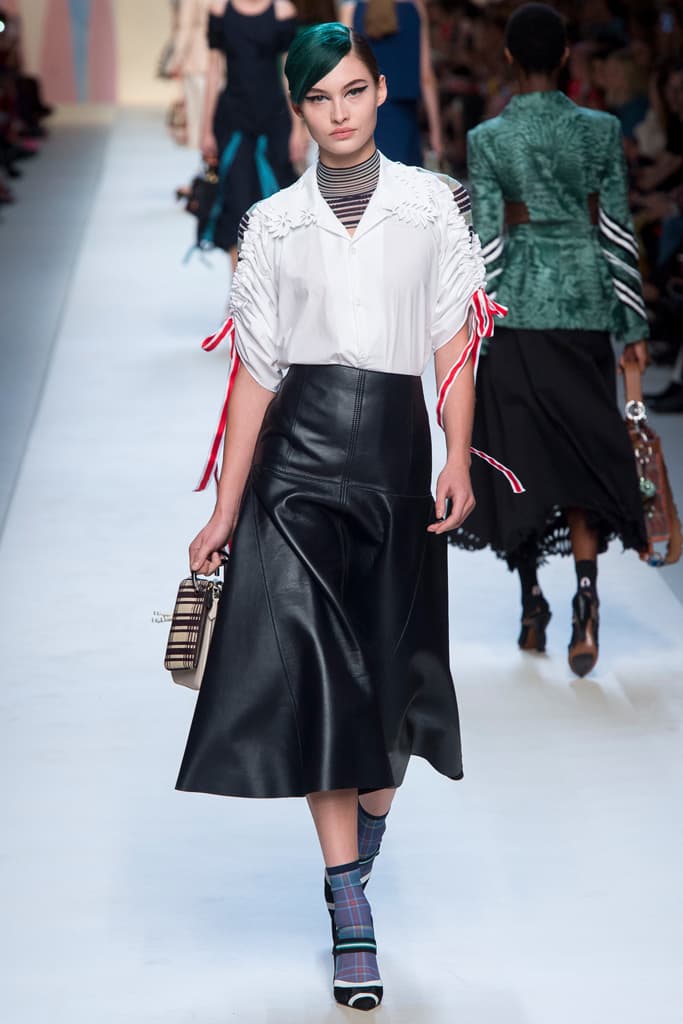 Fendi Karl Lagerfeld Spring Summer 2018 Collection Milan Fashion Week Kendall Jenner Adwoa Aboah Gigi Bella Hadid Kaia Gerber