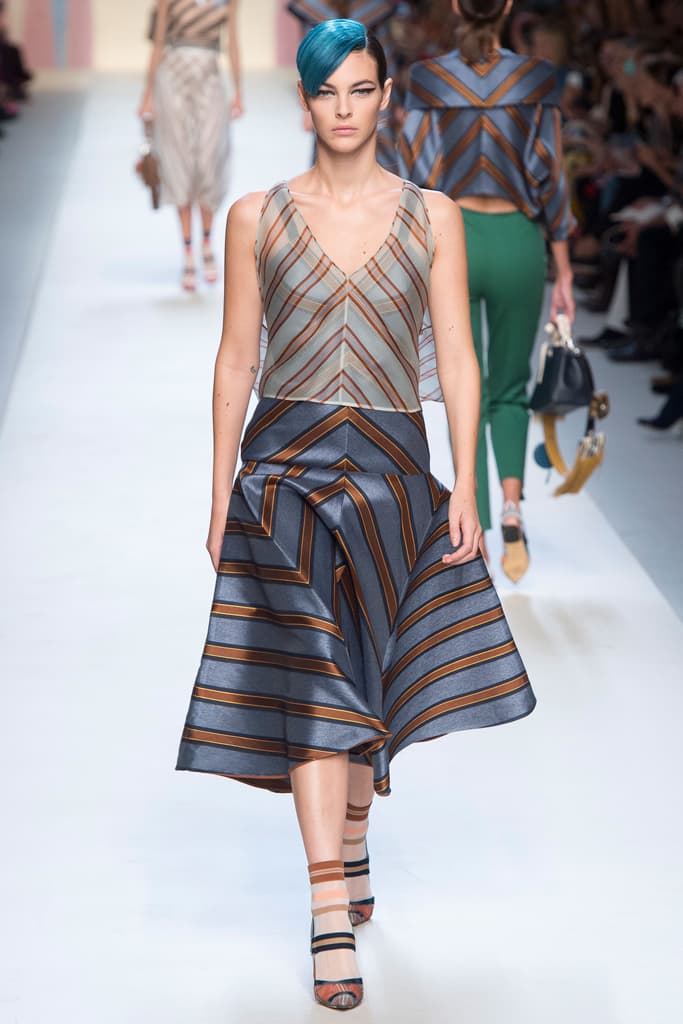 Fendi Karl Lagerfeld Spring Summer 2018 Collection Milan Fashion Week Kendall Jenner Adwoa Aboah Gigi Bella Hadid Kaia Gerber