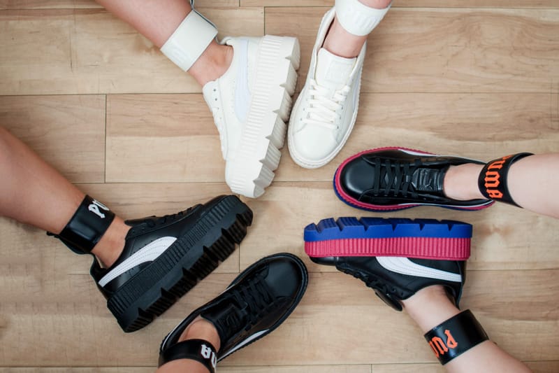 puma fenty ankle strap creeper