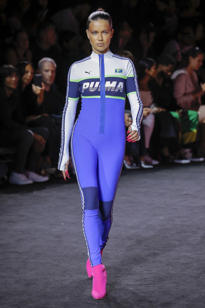 Rihanna Fenty Puma Collection Spring Summer NYFW New York Fashion Week Sporty Chic Adwoa Aboah