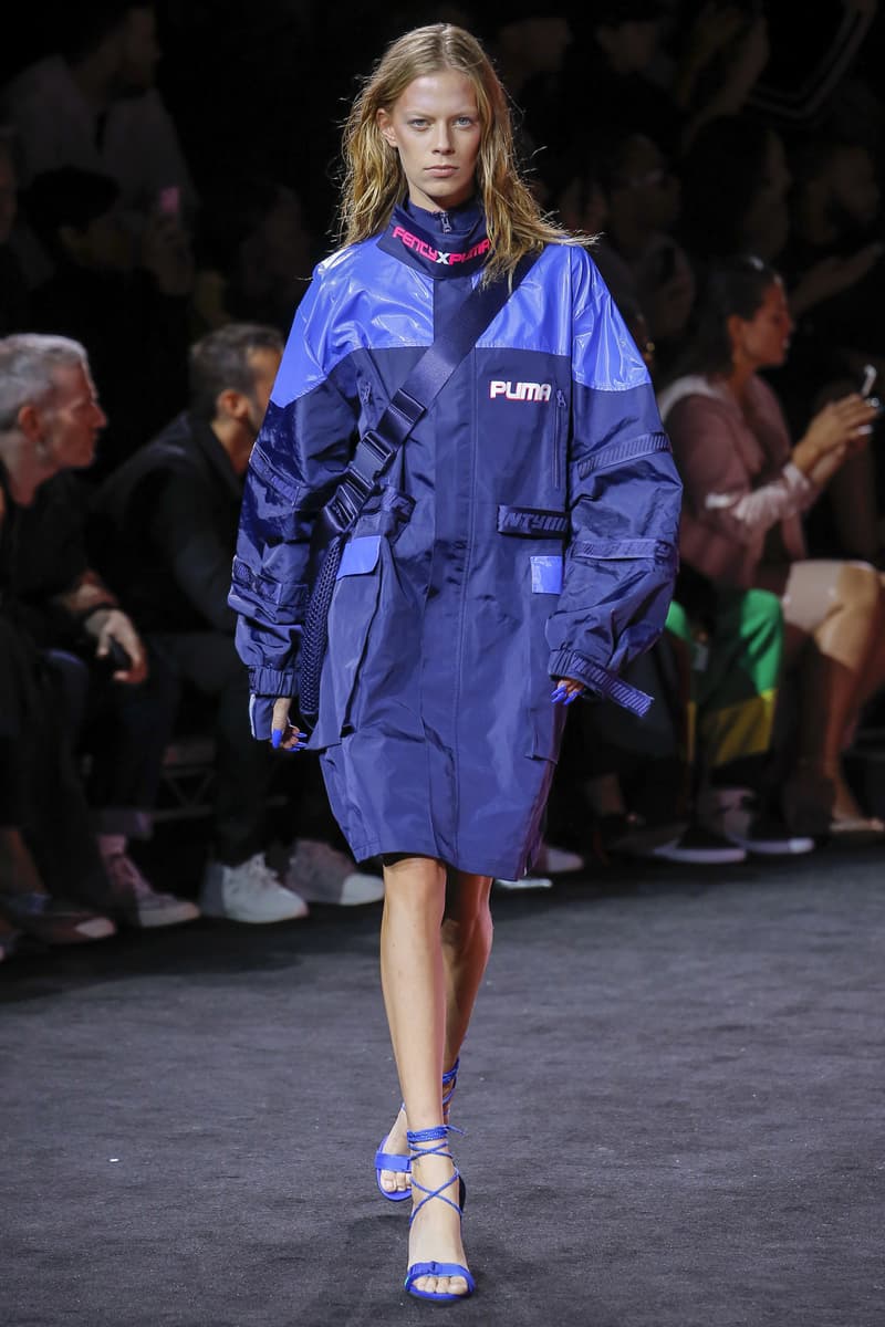 Rihanna Fenty Puma Collection Spring Summer NYFW New York Fashion Week Sporty Chic Adwoa Aboah