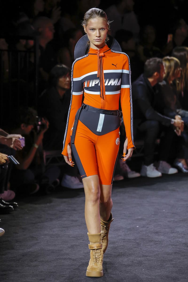 Rihanna Fenty Puma Collection Spring Summer NYFW New York Fashion Week Sporty Chic Adwoa Aboah