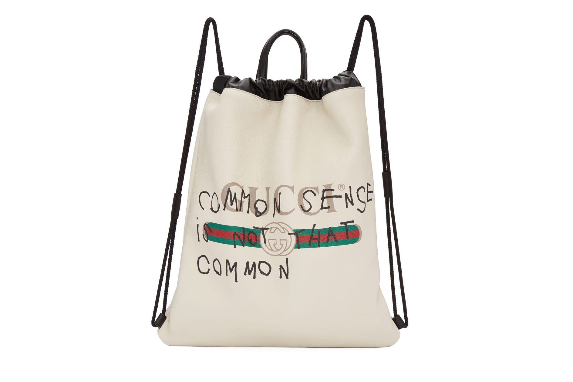 common sense is not that common gucci bag